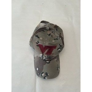 Virginia Tech Hokies Vintage Camo Hat Adjustable Desert Storm Camo